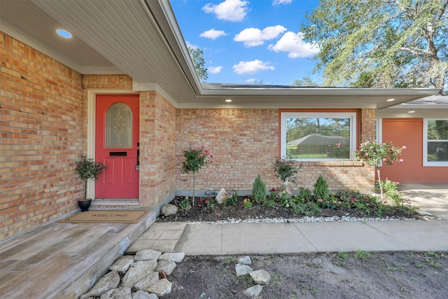 view of property entrance