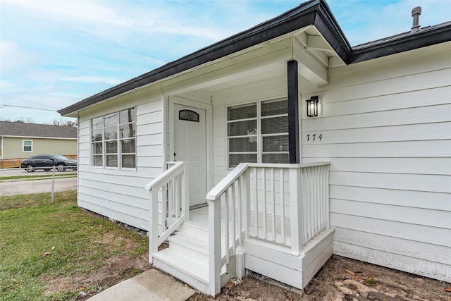 view of entrance to property