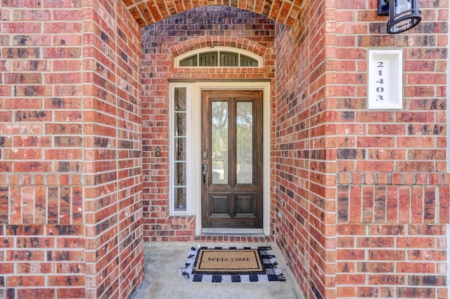 view of property entrance