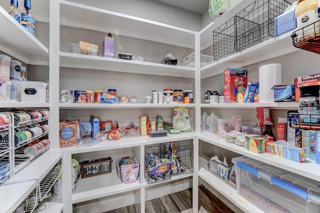 view of pantry