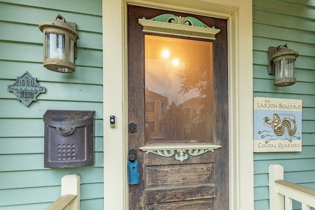 view of entrance to property