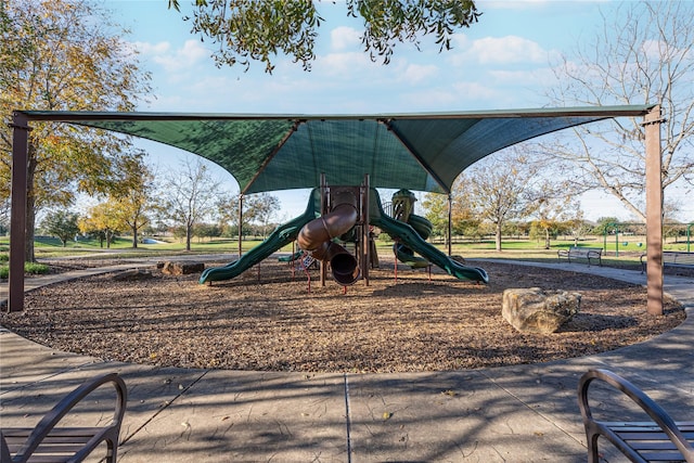 view of play area