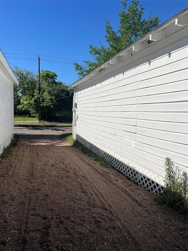 view of side of property