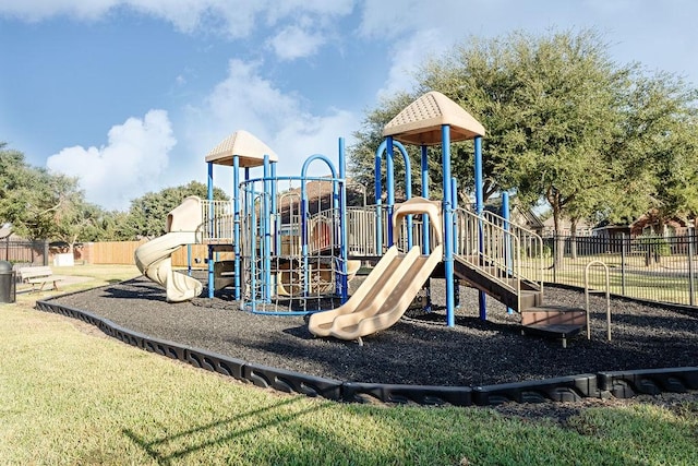 view of jungle gym