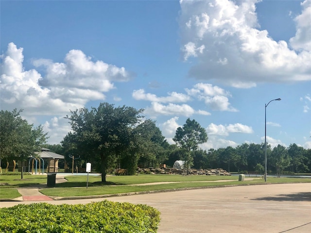 view of property's community featuring a gazebo and a yard