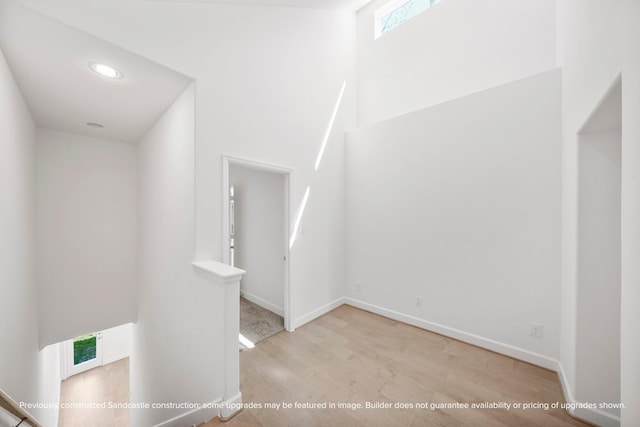 interior space featuring light hardwood / wood-style flooring