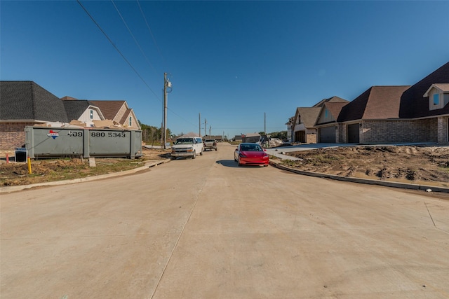 view of road