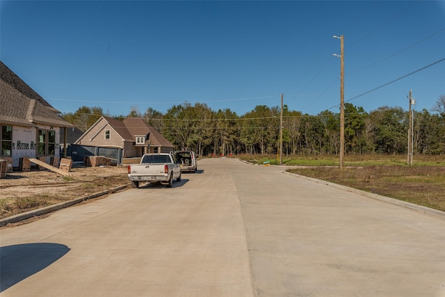 view of road