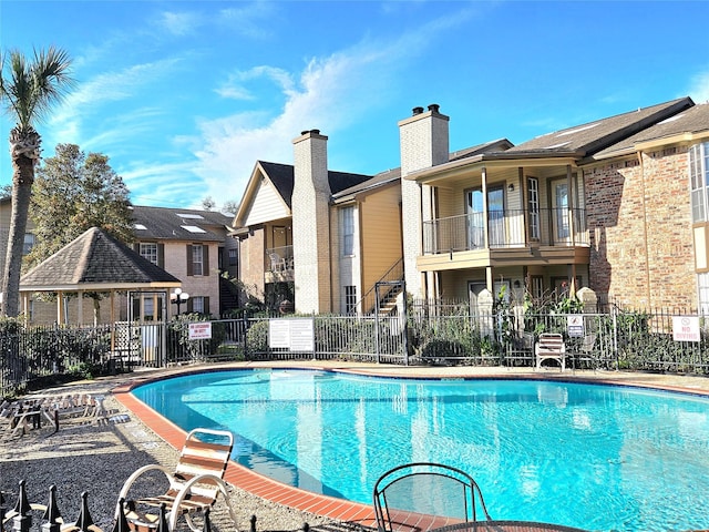 view of pool