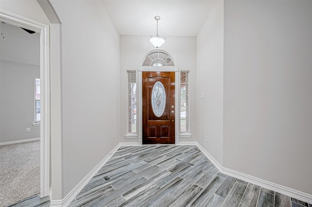 view of entrance foyer