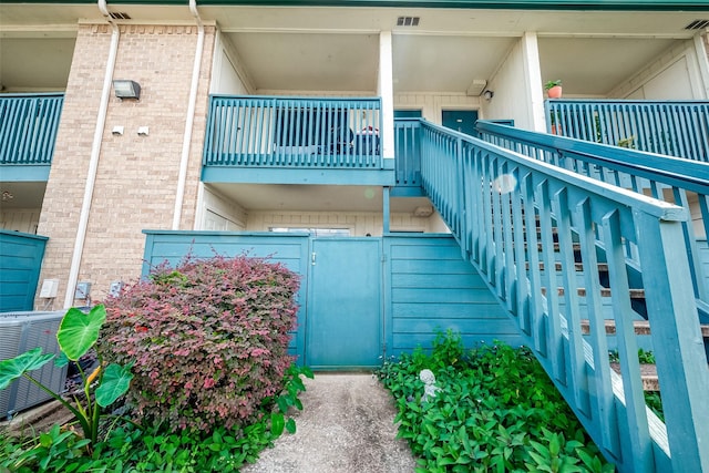 exterior space with central AC unit