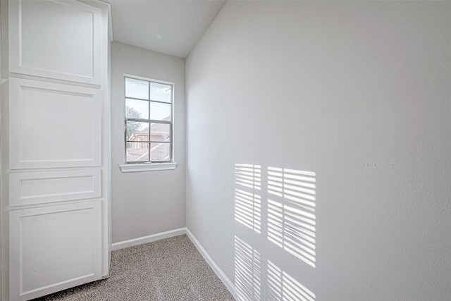 interior space featuring carpet floors