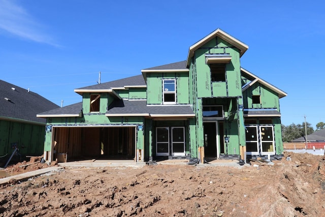 view of rear view of property