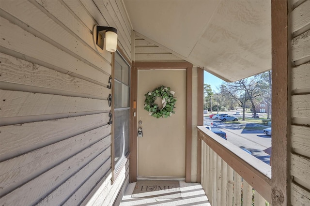 view of entrance to property