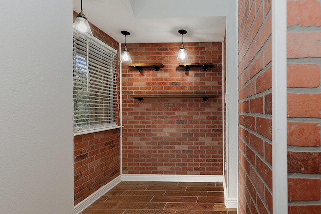 interior space with wood-type flooring