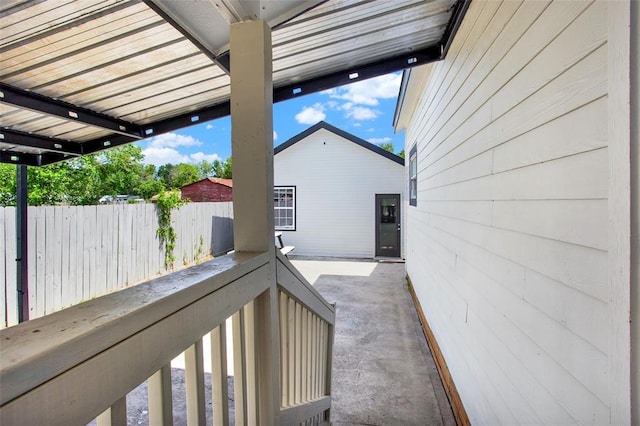 view of patio