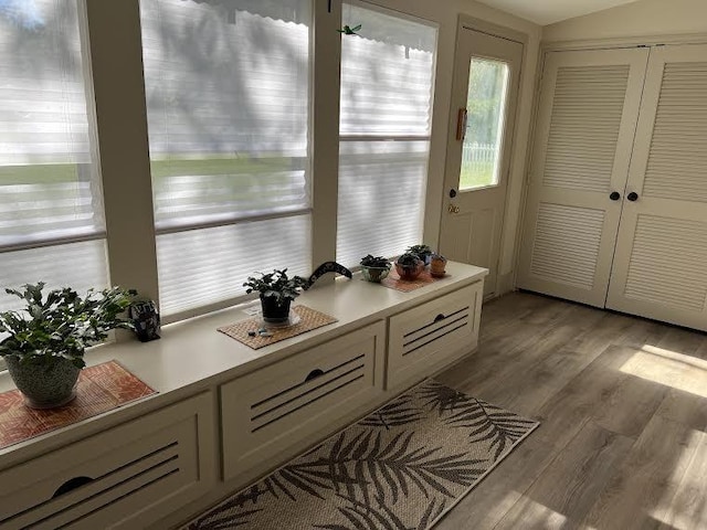 interior space featuring light hardwood / wood-style flooring