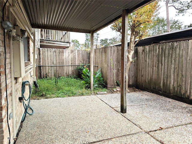 view of patio