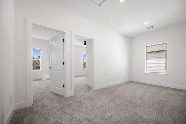 745 20th St, Hempstead, TX 77445 - carpeted spare room with ceiling fan