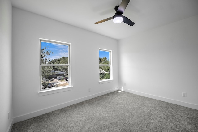 745 20th St, Hempstead, TX 77445 - carpeted spare room featuring ceiling fan