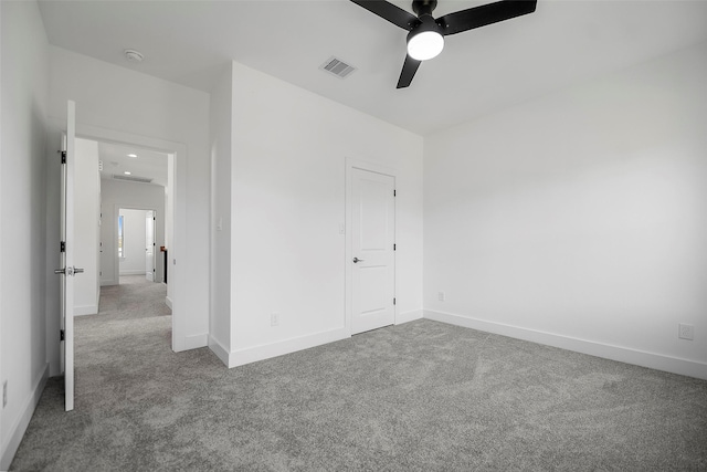 745 20th St, Hempstead, TX 77445 - unfurnished bedroom featuring carpet and ceiling fan