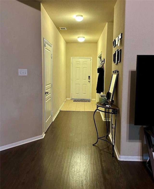 interior space featuring hardwood / wood-style floors