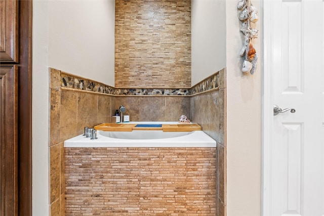 bathroom with a bathing tub