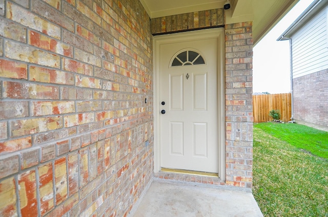 view of property entrance