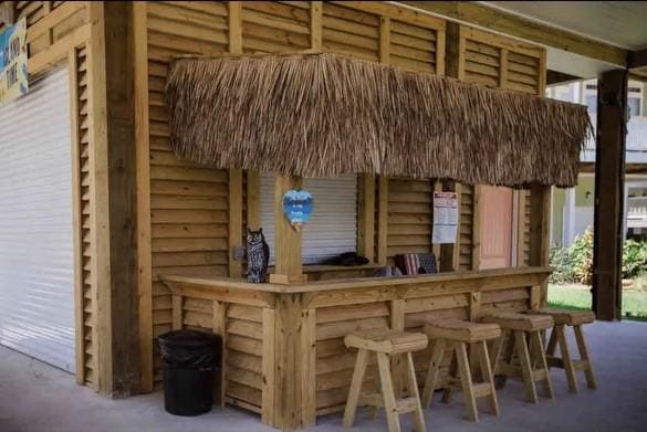 bar with log walls