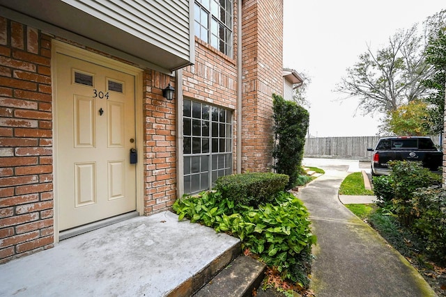 view of property entrance