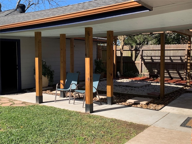 view of patio