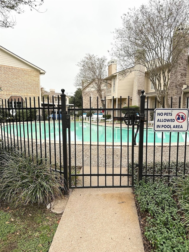 view of pool