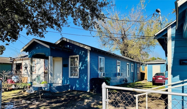 view of front of home