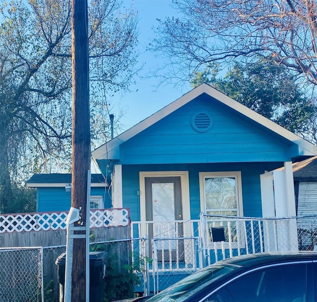 bungalow with a porch