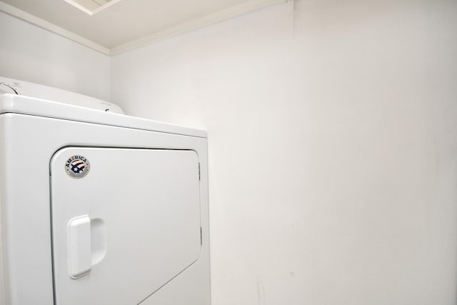 washroom featuring washer / clothes dryer