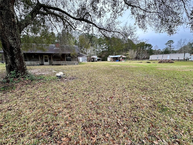 view of yard