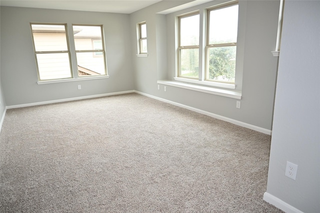 spare room with carpet flooring