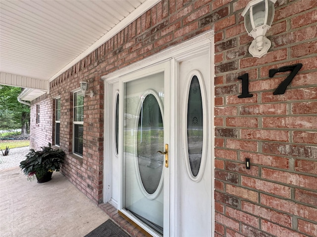 view of entrance to property