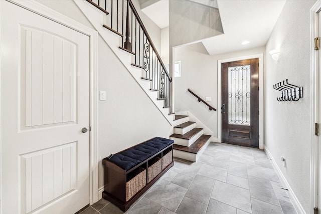 view of entrance foyer