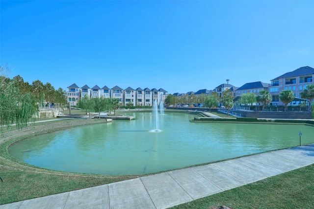 view of water feature