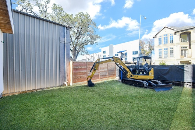 view of yard featuring a playground