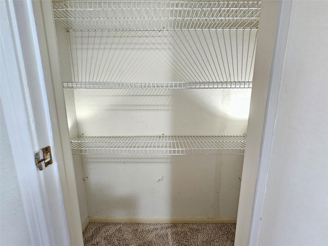 view of pantry