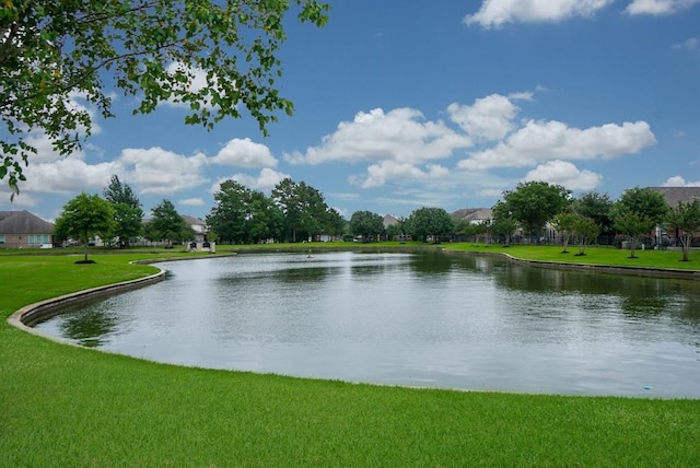 property view of water