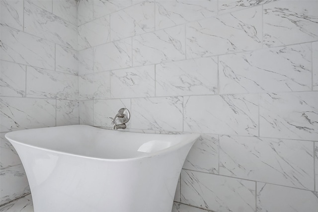 bathroom with a bathing tub