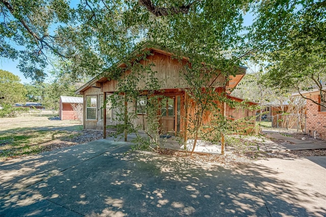 view of front of home