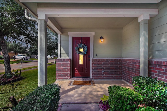 view of entrance to property