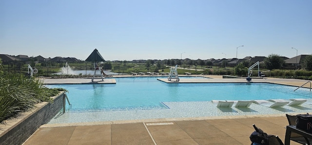 view of pool