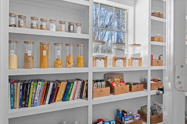 view of pantry