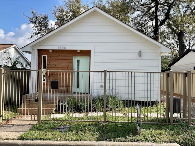 view of front of home