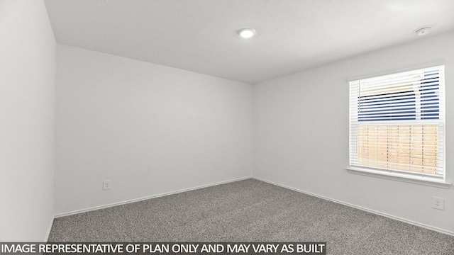 unfurnished room featuring carpet floors